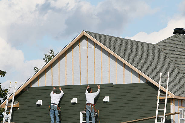 Professional Siding Contractor technician working in Fairchance, PA